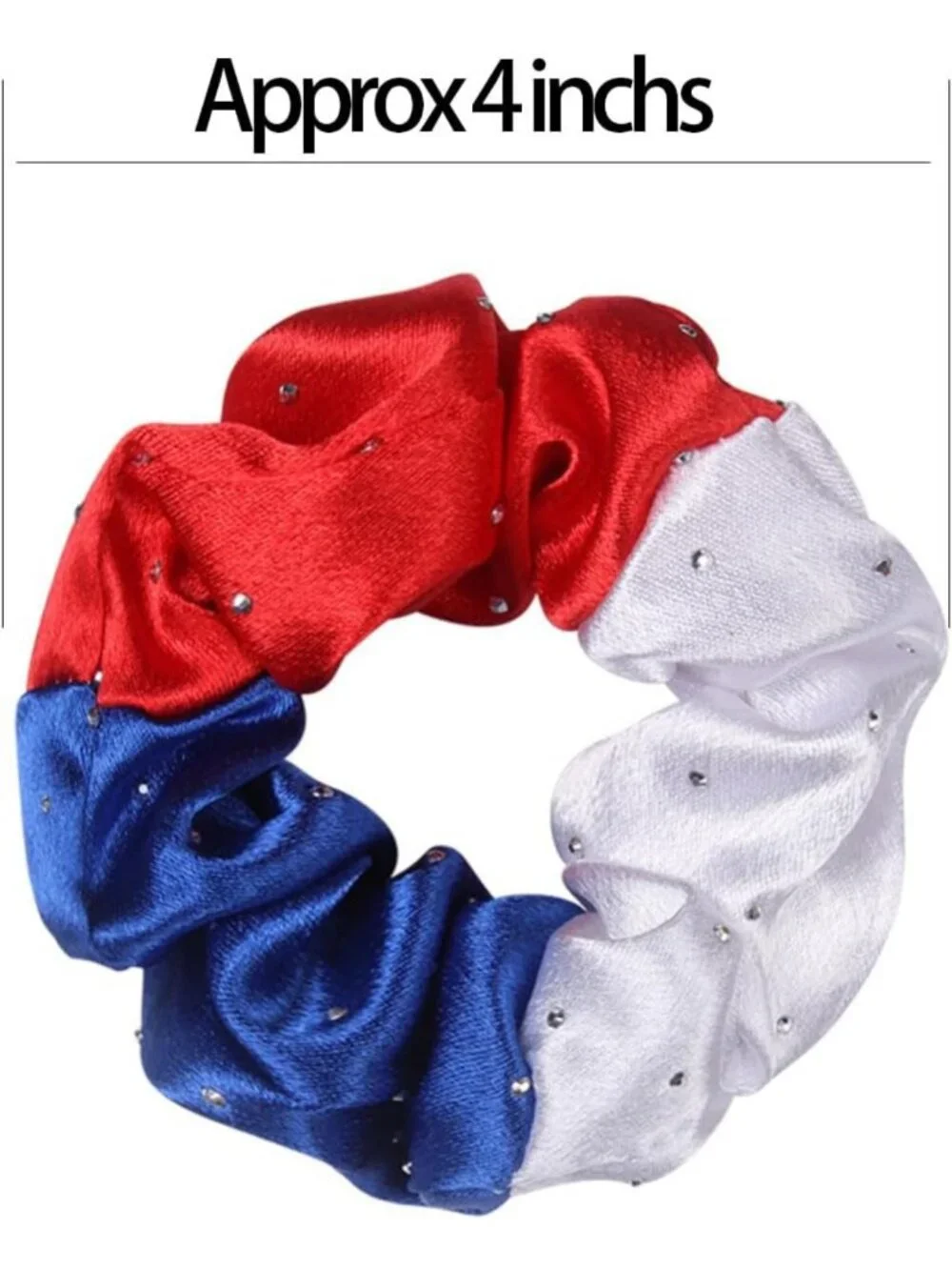 Satin Silk Hair Scrunchies 12 Pack, 4.5